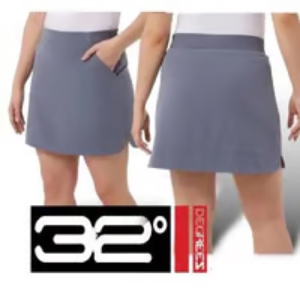 32 Degrees Women’s Gray Performance Skort